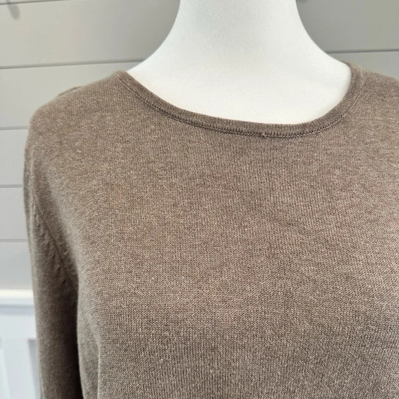 EIGHT EIGHT EIGHT Knit Dress With Faux Leather Pockets Size L - Picture 5 of 9